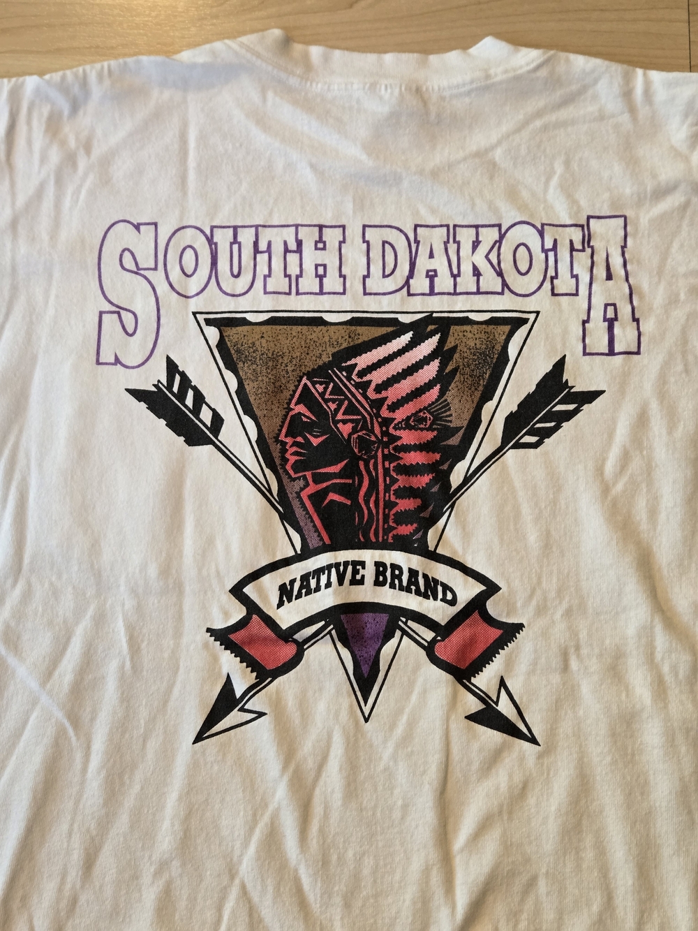 Vintage South Dakota Native Brand Delta Usa Made Large
